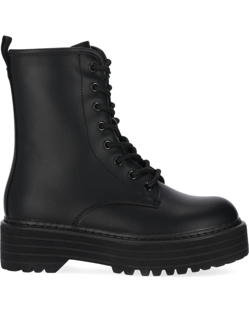 Stiefel CHIKA10  für Damen BOTIN SENORA MILITAR  NEGRO