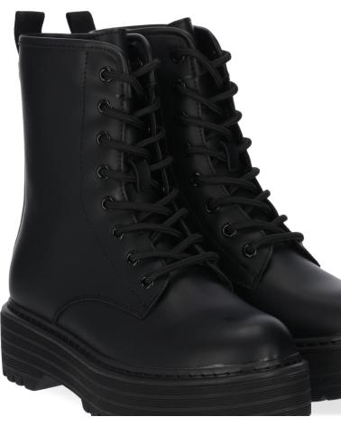 Stiefel CHIKA10  für Damen BOTIN SENORA MILITAR  NEGRO