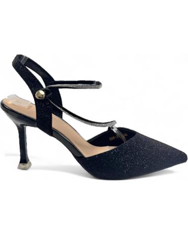 Escarpins TIMBOS  pour Femme SANDALIA TACON FIESTA DE MUJER 130989  NEGRO