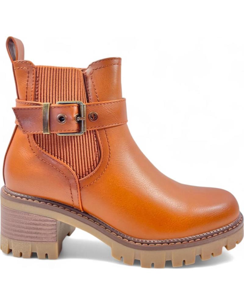 Botins de Mulher TIMBOS BOTIN TACON DE MUJER CAMEL 130991 MARRóN