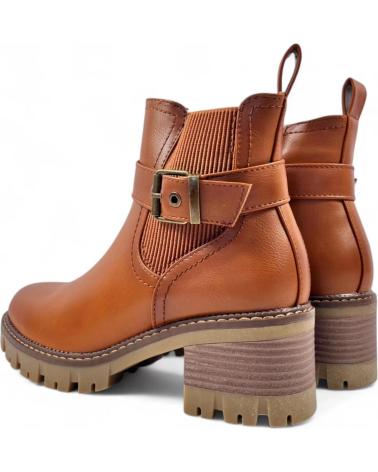 Botins de Mulher TIMBOS BOTIN TACON DE MUJER CAMEL 130991 MARRóN