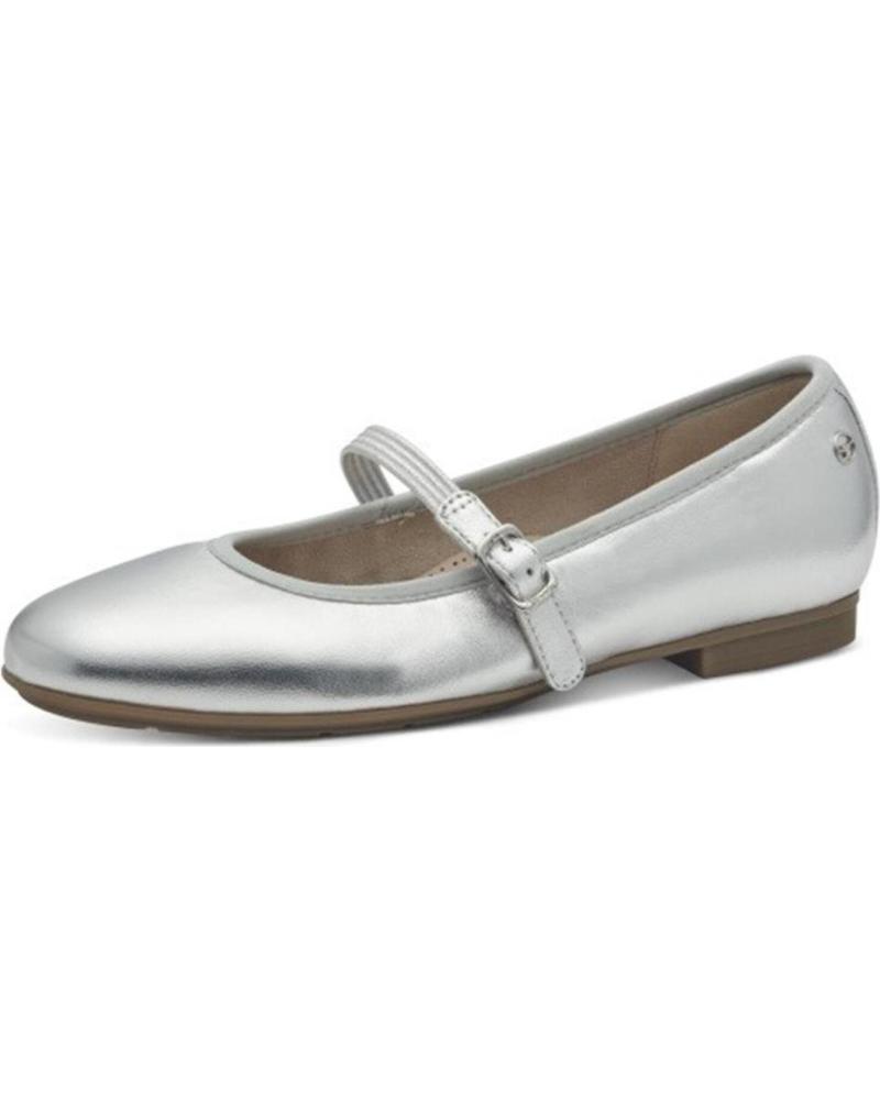 Woman Flat shoes TAMARIS 82107 PIEL  PLATA