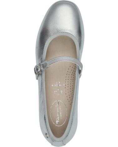 Woman Flat shoes TAMARIS 82107 PIEL  PLATA