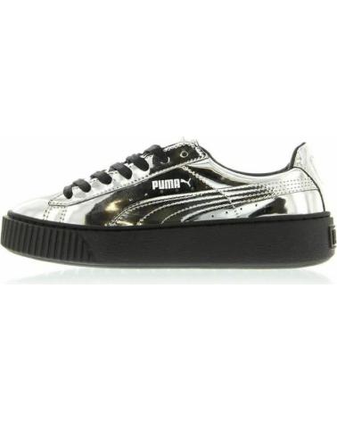 Zapatillas deporte PUMA  de Mujer y Hombre ZAPATILLAS DEPORTIVAS MUJER BASKET PLATFORM METALLIC GRIS CL  GENERICO
