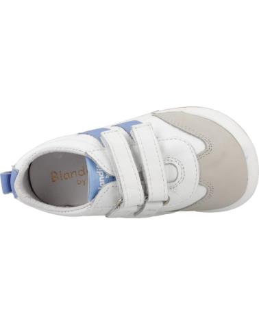 Sportivo BLANDITOS  per Bambina e Bambino ZAPATILLAS NINO MODELO MILANBD COLOR BLANCO  AZLN25