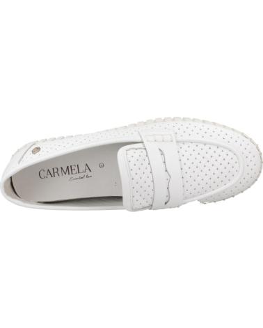 Woman Mocasines CARMELA MOCASINES MUJER MODELO 162303C COLOR  BLANCO