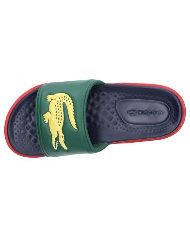 Man Flip flops LACOSTE 43CMA0021 CROCO DUALISTE 2S1 BLU-YLW