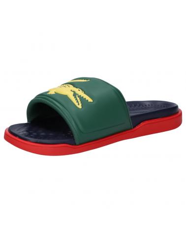 Man Flip flops LACOSTE 43CMA0021 CROCO DUALISTE 2S1 BLU-YLW