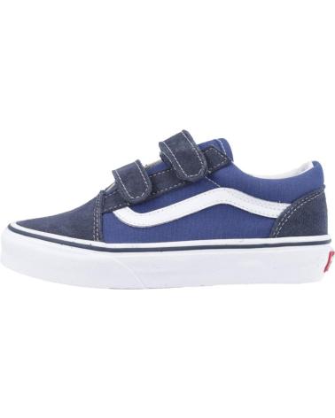 Esportes  VANS OFF THE WALL  de Menino ZAPATILLAS NINO VANS MODELO OLD SKOOL V COLOR AZUL  NVYWHT