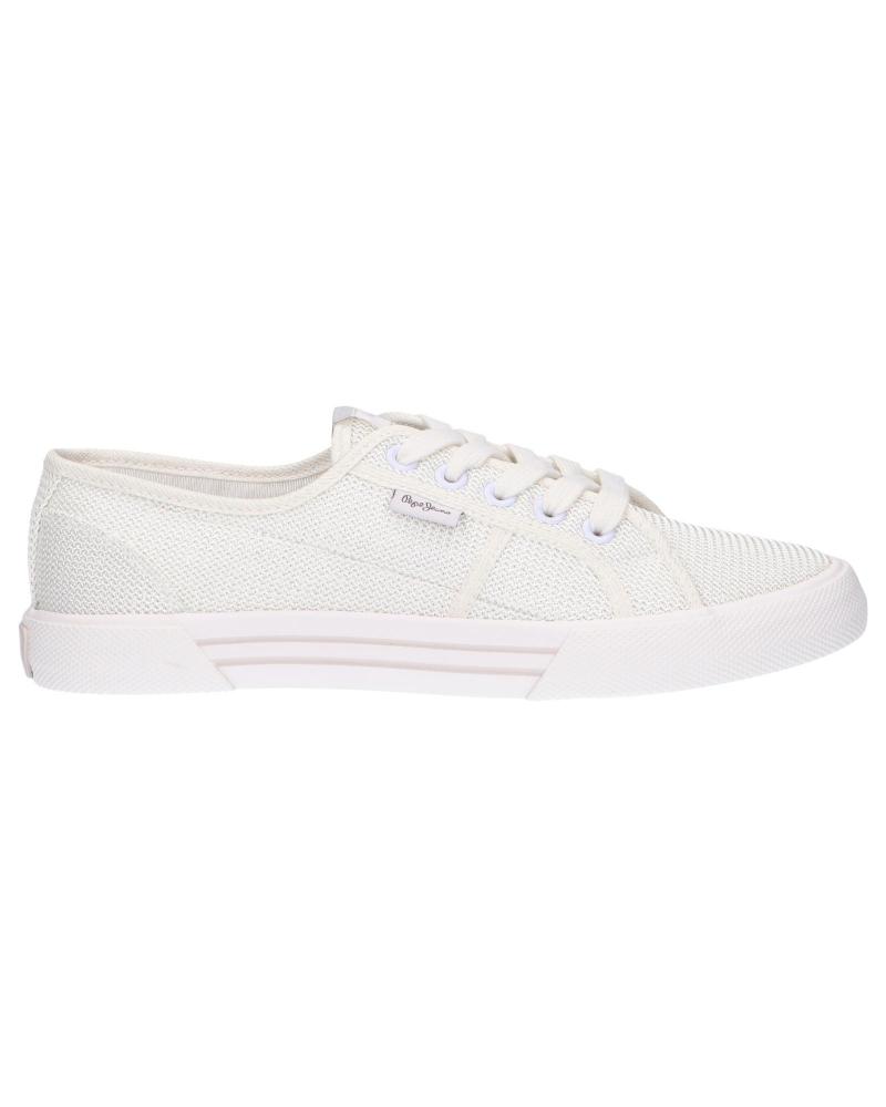 Scarpe sport per Donna PEPE JEANS PLS31290 BRADY W SHINE 800WHITE