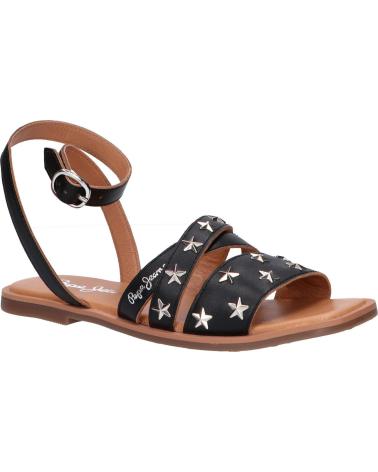 Sandales pour Femme et Fille et Garçon PEPE JEANS PGS90176 IRMA STUDS 999BLACK
