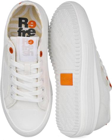 Sapatilhas REFRESH  de Mulher 172719 ZAPATILLAS DE LONA PARA MUJER  BLANCO