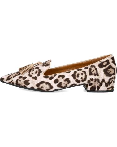 Sapatos L&R SHOES  de Mulher LR SHOES MBA21 BAILARINAS CON BORLAS CON ESTAMPADO ANIMAL PR  BEIGE