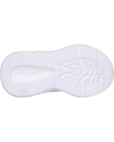 SKECHERS ZAPATILLA DE LUCES PARA NINA 303714 COLOR AZUL