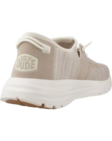 Zapatillas deporte HEY DUDE  de Mujer ZAPATILLAS MUJER MODELO SIROCCO COLOR MARRON CLARO  NEUTRAL