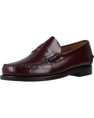 Scarpe SEBAGO  per Uomo MOCASINES HOMBRE MODELO B76654 COLOR BURDEOS  GRANATE