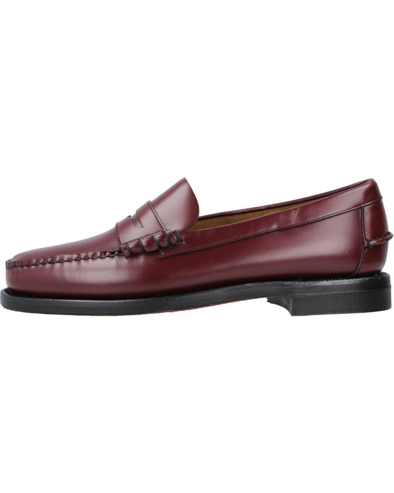 Zapatos SEBAGO  de Hombre MOCASINES HOMBRE MODELO 7000300W ANCHO ESPECIAL COLOR BURDEO  A2IGARNET