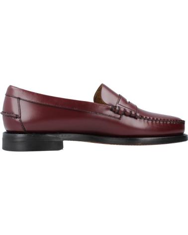 Zapatos SEBAGO  de Hombre MOCASINES HOMBRE MODELO 7000300W ANCHO ESPECIAL COLOR BURDEO  A2IGARNET