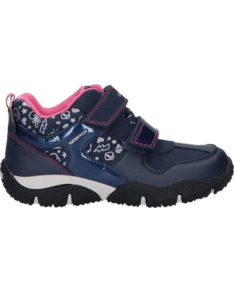 Sportivo GEOX  per Bambina J042VA 0BCMN J BALTIC GIRL B WPF  C4268 NAVY-FUCHSIA
