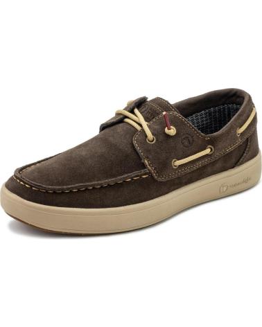 Zapatos NATURAL WORLD  de Hombre NAUTICO DE HOMBRE 8453 ASTUN DE DE SERRAJE HIDROFUGO -  MARRON