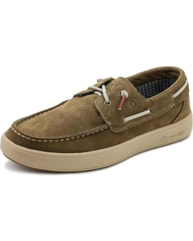 Zapatos NATURAL WORLD  de Hombre NAUTICO DE HOMBRE 8453 ASTUN DE DE SERRAJE HIDROFUGO -  CAMEL