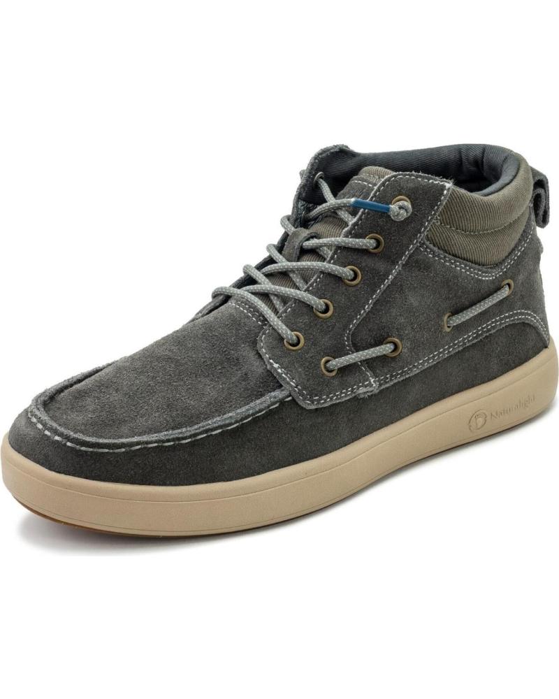 Natural World Stivale Uomo Cerler - Impermeabile, Ecologico, Grigio, Taglia 43