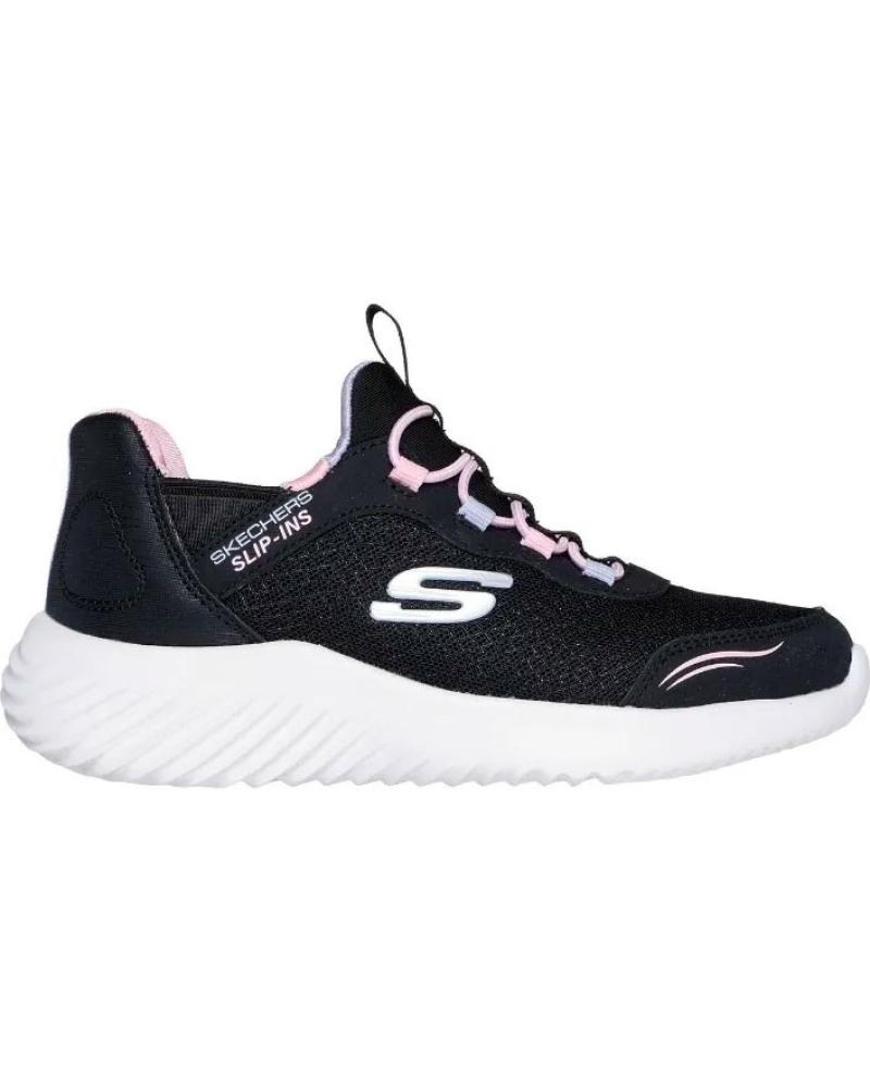 SKECHERS NIA BOUNDER-SIMPLE 303585L-BLK NOIR NEGRO
