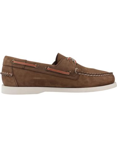 Nauticos SEBAGO  pour Homme MOCASINES HOMBRE MODELO DOCKSIDES PORTLAND NUBUCK COLOR MARR  DARKBRWN