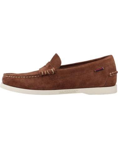 Scarpe SEBAGO  per Uomo MOCASINES HOMBRE MODELO DAN BOAT FLESH COLOR MARRON  DARKBRWN