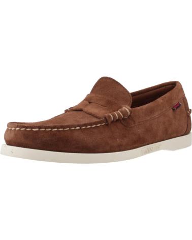 Mocassini per Uomo SEBAGO MOCASINES HOMBRE MODELO DAN BOAT FLESH COLOR MARRON DARKBRWN