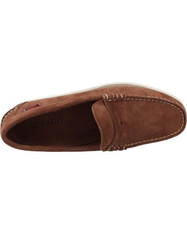 Mocassini per Uomo SEBAGO MOCASINES HOMBRE MODELO DAN BOAT FLESH COLOR MARRON DARKBRWN