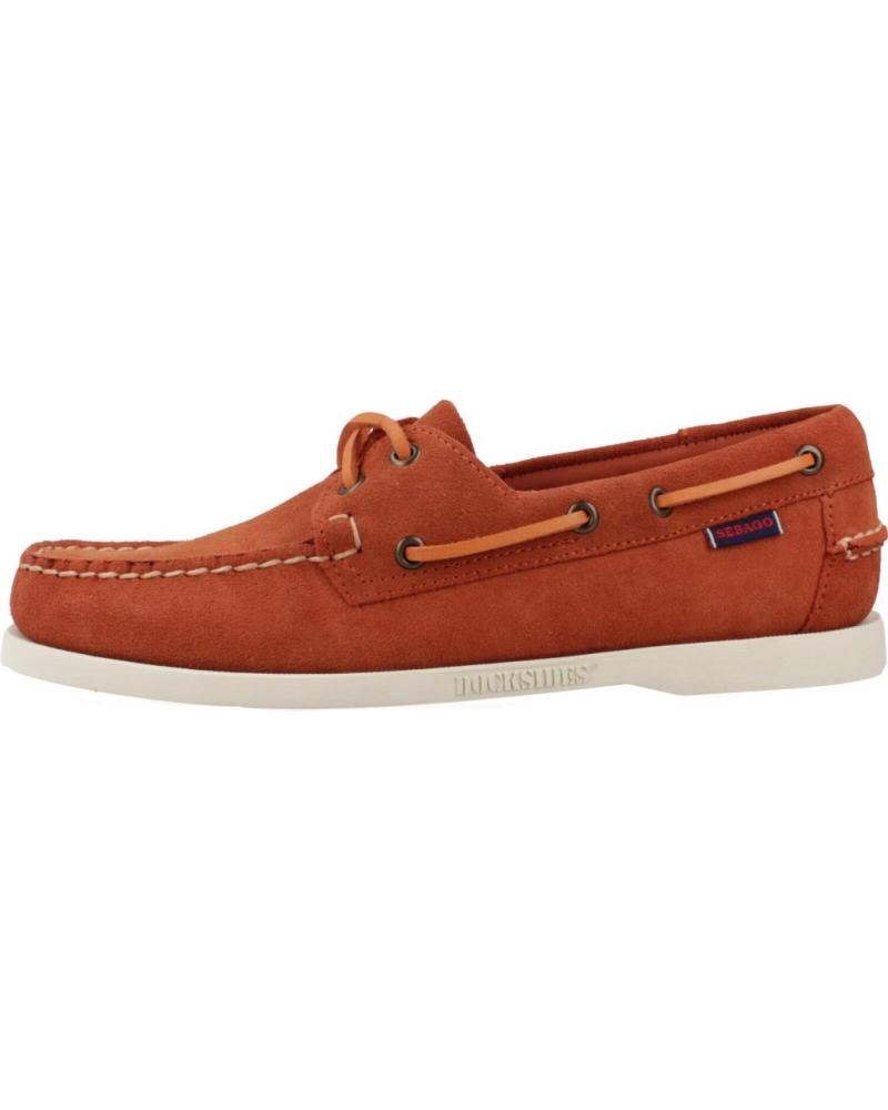 Zapatos SEBAGO  de Hombre MOCASINES HOMBRE MODELO DOCKSIDES PORTLAND FLESH COLOR NARAN  BRANDY