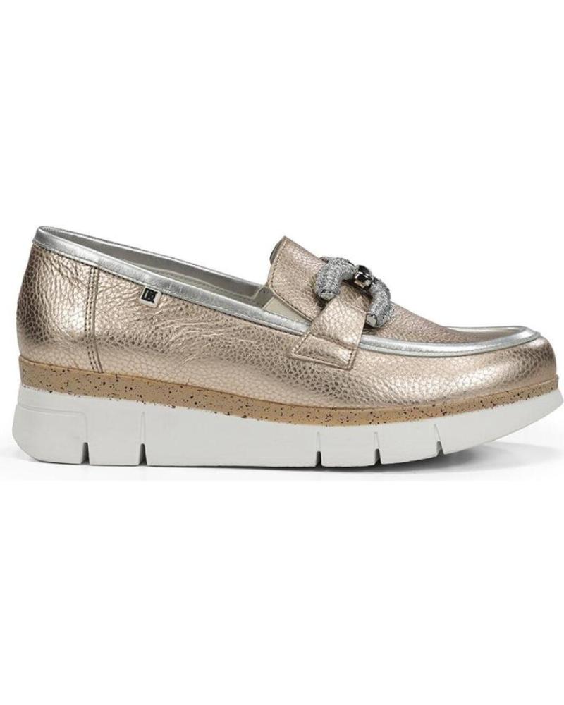 Mocasines DORKING  de Mujer MOCASINES INDIA PLATINO DE BY FLUCHOS  PLATEADO