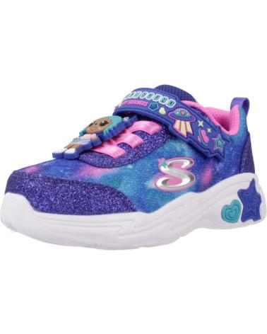 girl Trainers SKECHERS ZAPATILLAS NINA MODELO SKECH SQUAD COLOR AZUL NVMT