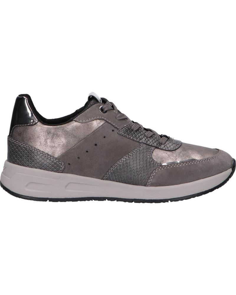 Sports Shoes De Mujer GEOX SNEAKERS DE CORDONERAS GRIS GRIS