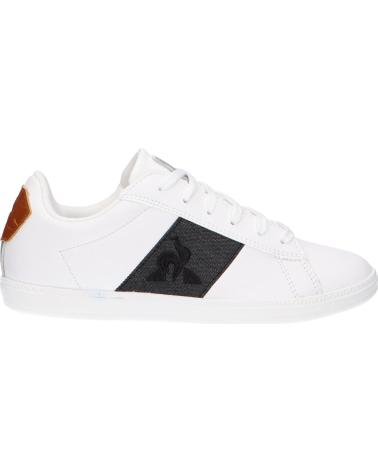 Woman and girl and boy Zapatillas deporte LE COQ SPORTIF 2220341 COURTCLASSIC GS BLACK JEAN  OPTICAL WHITE