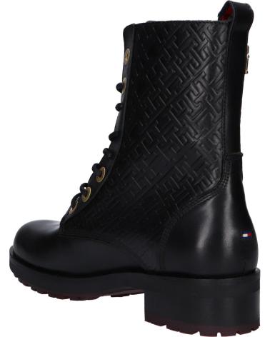 Boots TOMMY HILFIGER  für Damen FW0FW06817 BIKER BOOT  BDS BLACK