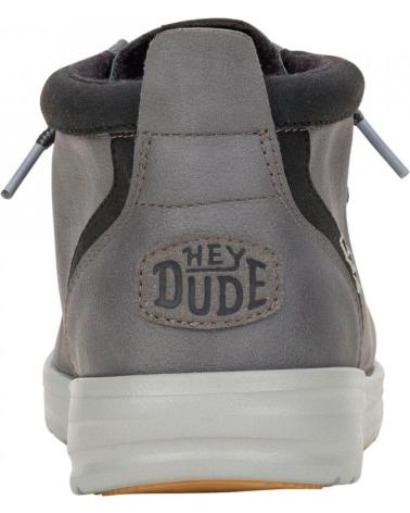 Botins HEY DUDE  de Homem WALLY MID GRIPR CLASSIC  GRIS