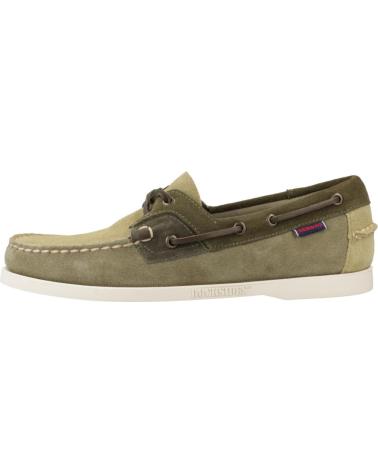 Sapatos SEBAGO  de Homem MOCASINES HOMBRE MODELO ROSSISLAND JIB COLOR VERDE  MILITARY