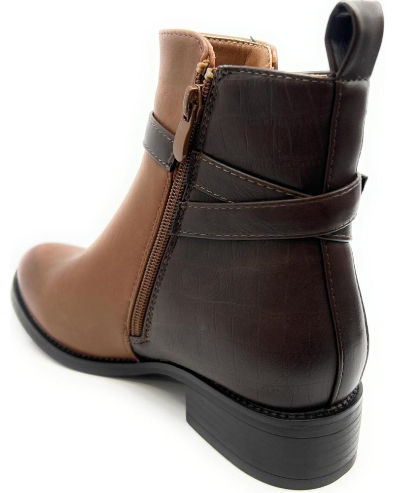 Botines De Mujer CHIC VISION BOTIN MUJER PLANO HEBILLAS CREMALLERA