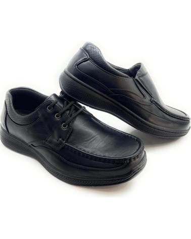 Zapatos CHIC VISION  de Hombre ZAPATOS CABALLERO CORDON VESTIR PISO GOM  NEGRO