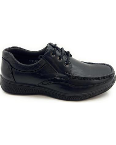Zapatos CHIC VISION  de Hombre ZAPATOS CABALLERO CORDON VESTIR PISO GOM  NEGRO