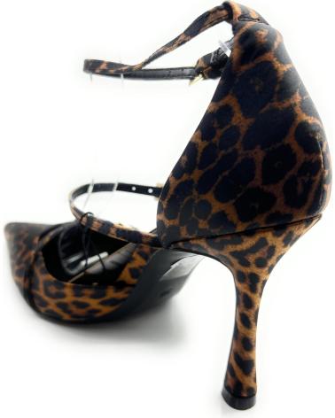 Zapatos de tacón CHIC VISION  de Mujer ZAPATO MUJER SALON LEOPARDO TACON CORREA  VARIOS COLORES
