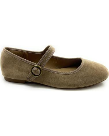 Bailarinas KISS LEISS  de Mujer MANOLETINAS MUJER PLANAS CORREA HEBILLA  MORADO