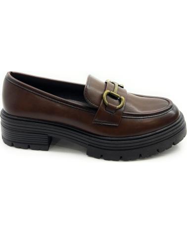 Mocassins CHIC VISION  pour Femme MOCASIN HEBILLA CONFORT  MARRóN