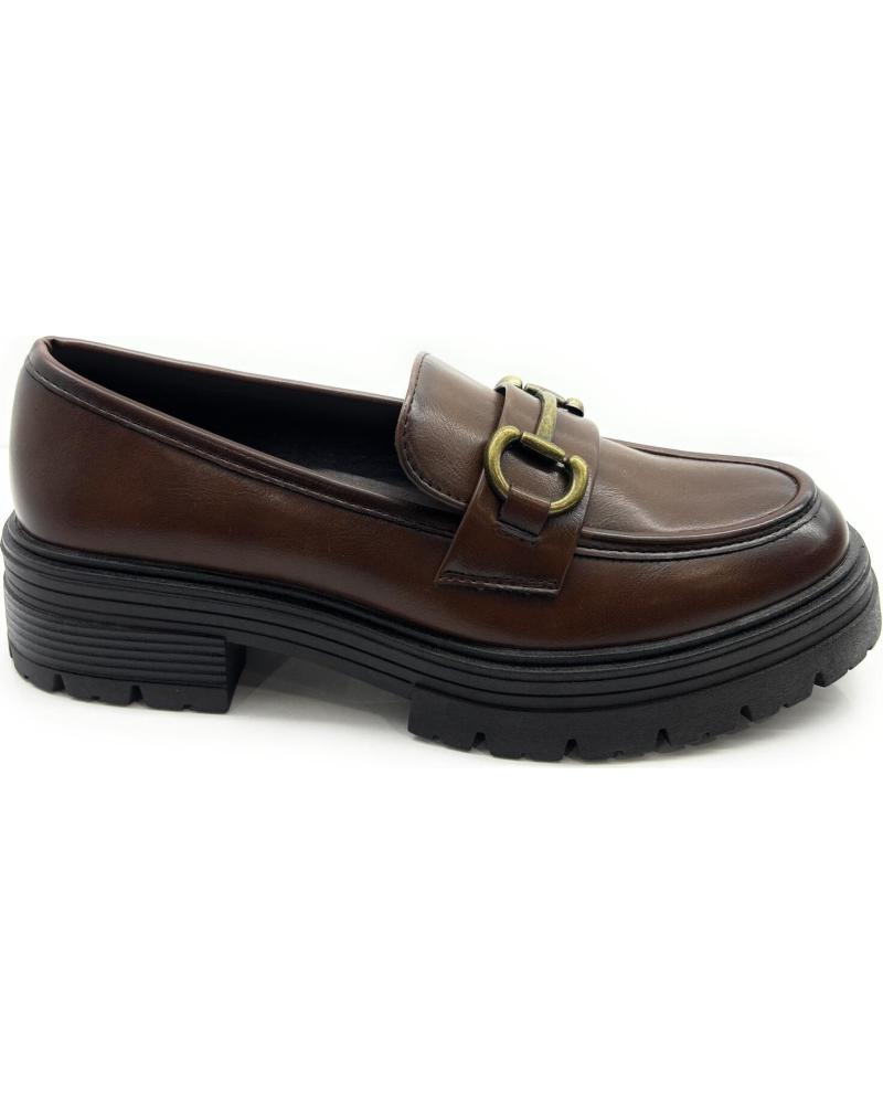 Mocassins CHIC VISION  pour Femme MOCASIN HEBILLA CONFORT  MARRóN
