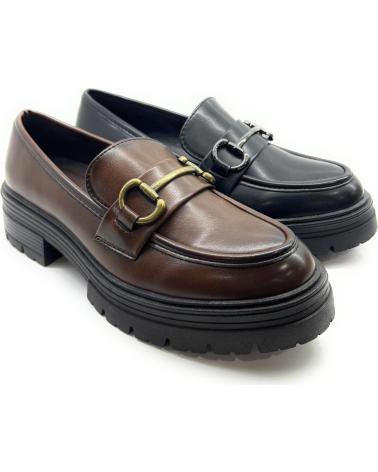 Mocassins CHIC VISION  pour Femme MOCASIN HEBILLA CONFORT  NEGRO