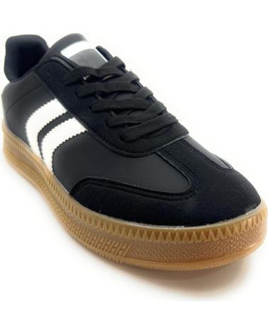 Zapatillas deporte KISS LEISS  de Mujer DEPORTES CORDON PISO CREPE  NEGRO