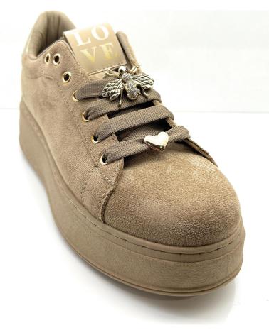 Sapatilhas CHIC VISION  de Mulher DEPORTES CASUAL MUJER DOBLE PISO CORDON  MARRóN