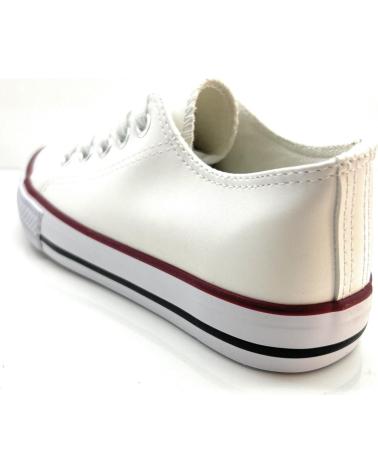 Deportivas BUBBLE BOBBLE  de Niña LONAS BASKET NINOS PUNTERA MATERIAL CORD  BLANCO